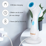3-in-1 cleansing brush sonic facial skin brush set