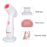 3-in-1 cleansing brush sonic facial skin brush set